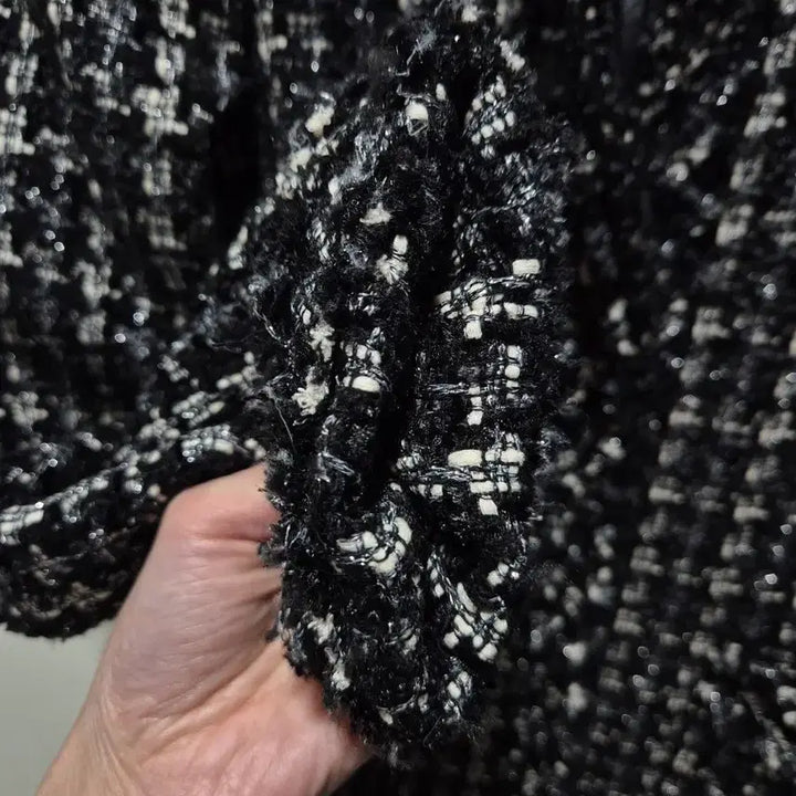[BUNJANG] Black Lady Tweed Jacket / (세일)빈티지 블랙레이디 트위드 자켓
