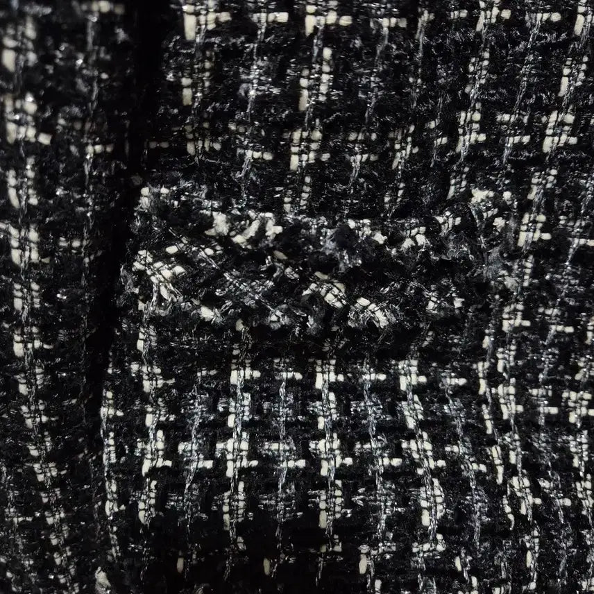 [BUNJANG] Black Lady Tweed Jacket / (세일)빈티지 블랙레이디 트위드 자켓