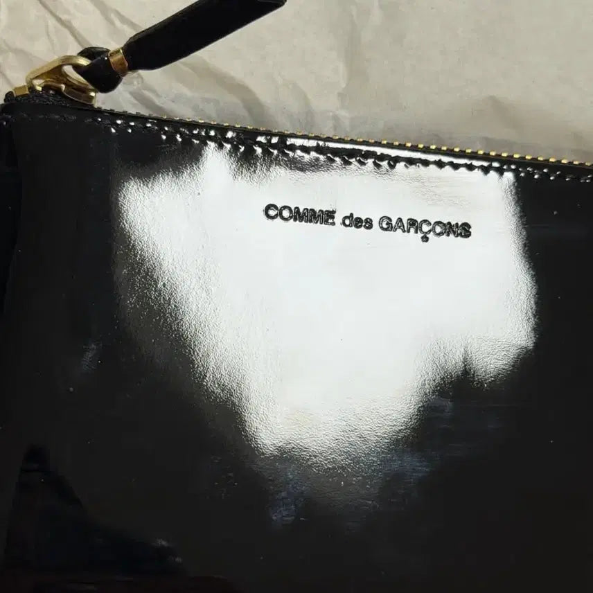 [BUNJANG] Comme des Garçons Glossy Wallet Black / 꼼데가르송 글로시 월렛