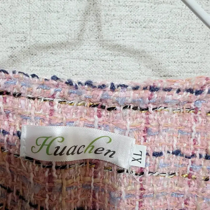 [BUNJANG] Ritachen Pink Tweed Jacket / Ritachen 핑크 트위드 자켓