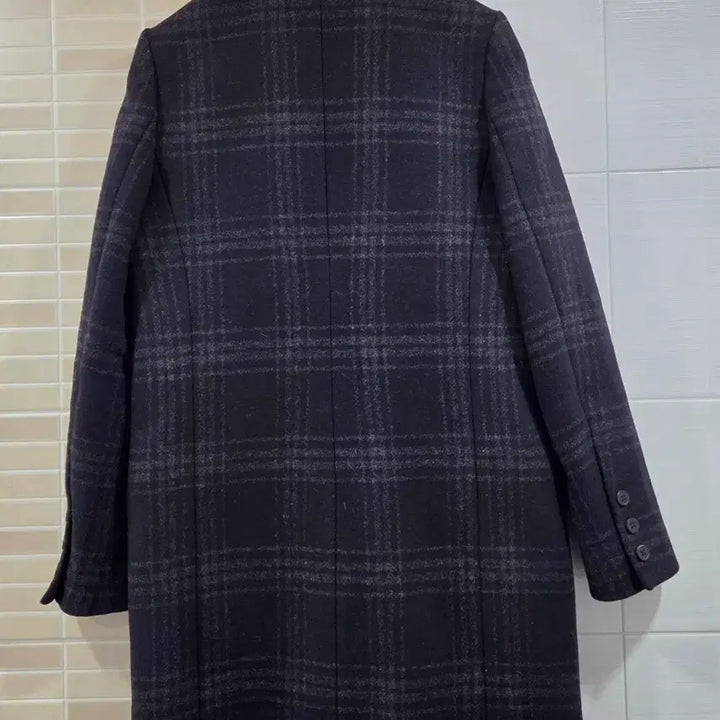 [BUNJANG] Maje Check Coat / 마쥬 체크 코트