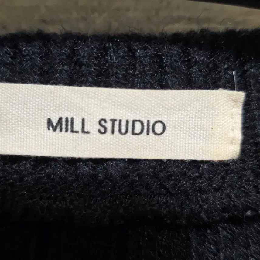 [BUNJANG] MIL STUDIO Black Knit Long Dress / MIL STUDIO 블랙 니트 롱 원피스