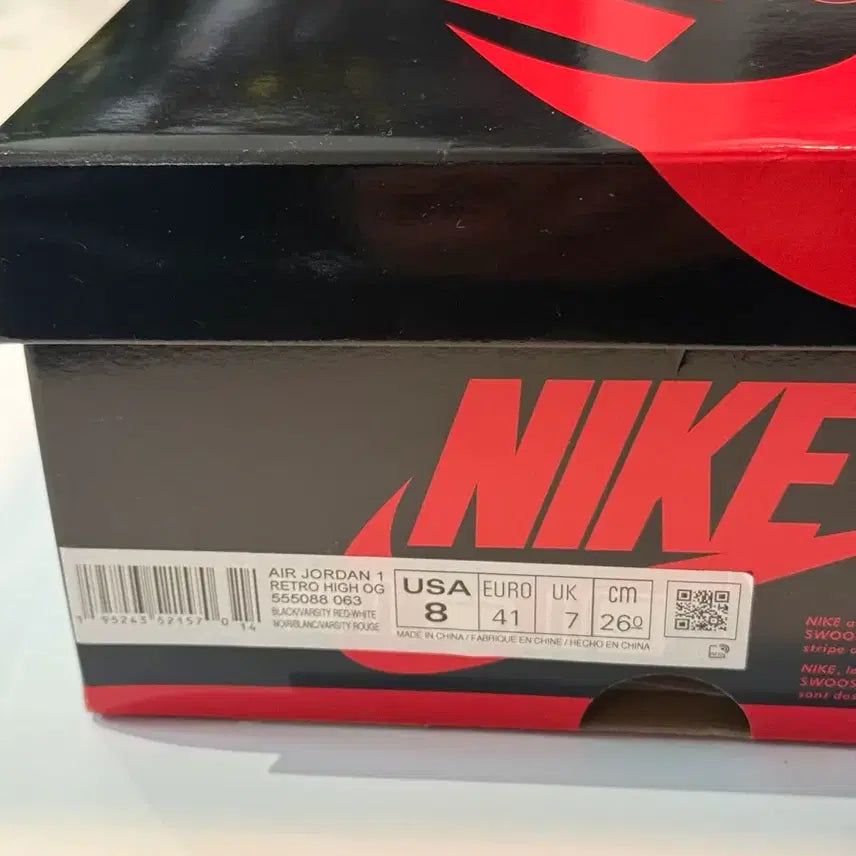 [BUNJANG] Jordan 1 Retro High OG Patent Bred (Size 260) - Used / [260] 조던 1 레트로 하이 OG 페이턴트 브레드