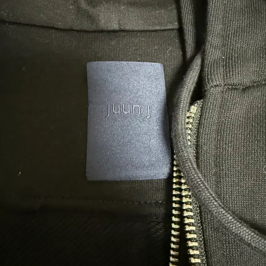 [BUNJANG] Junji Double Layer Hoodie Black M / 준지 더블레이어드 후드 집업 25ss 블랙 M