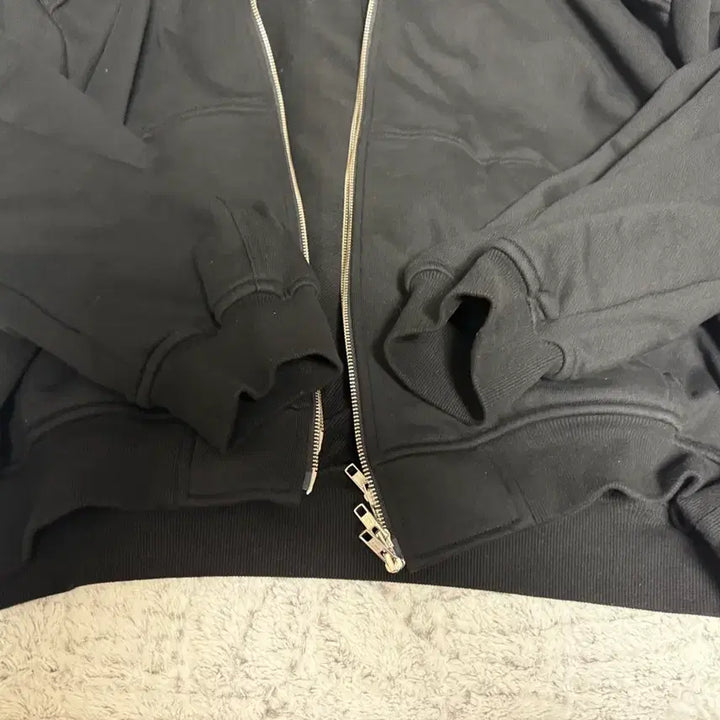 [BUNJANG] Junji Double Layer Hoodie Black M / 준지 더블레이어드 후드 집업 25ss 블랙 M