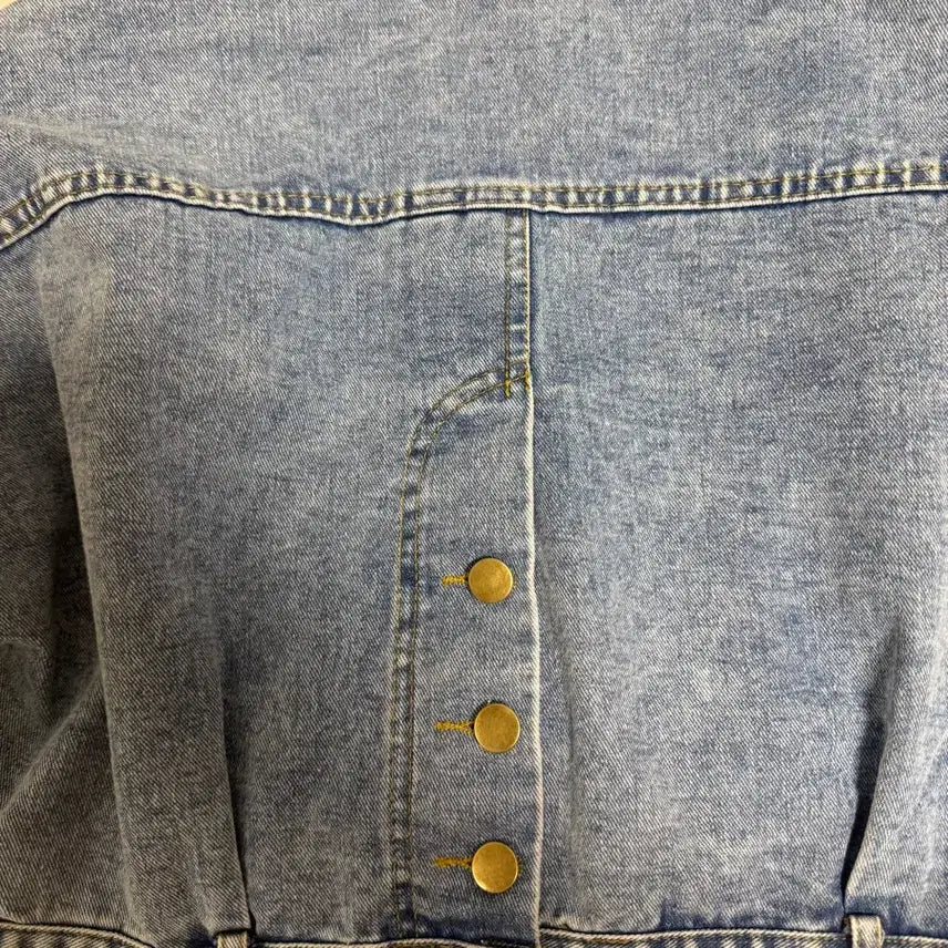 [BUNJANG] Cropped Denim Jacket / 크롭 데님 자켓 청 자켓