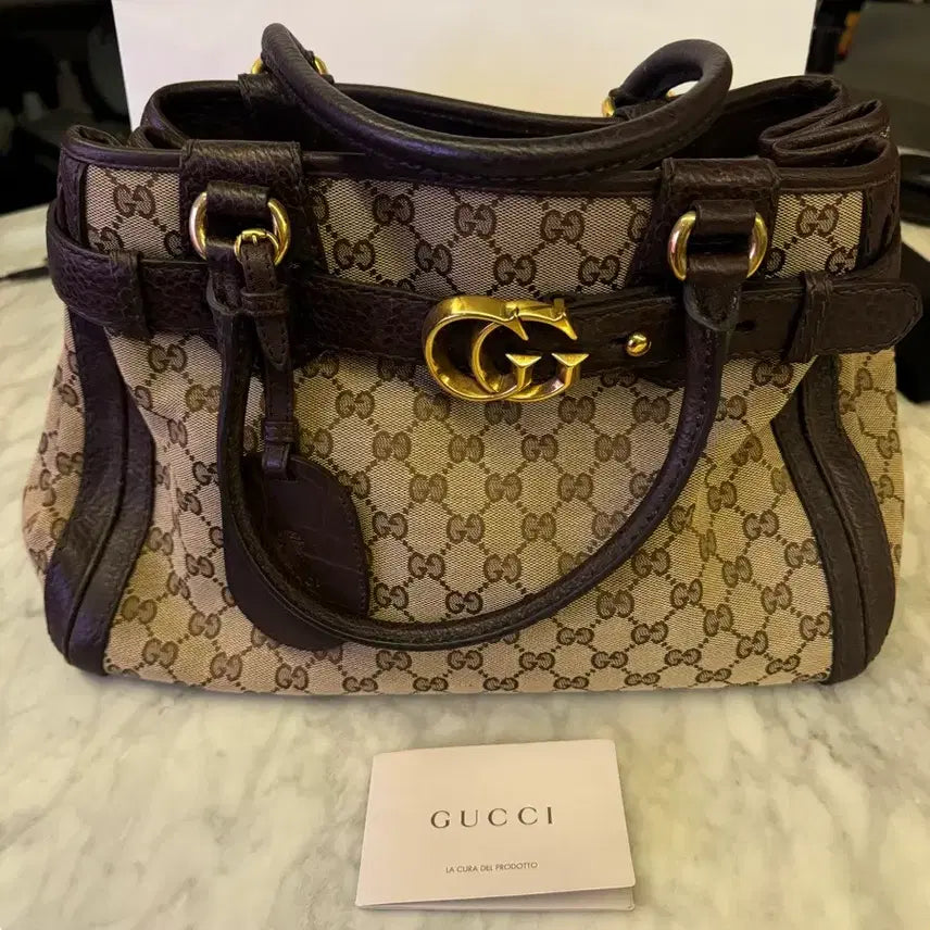 [BUNJANG] Gucci GG Canvas Shoulder Bag / 정품 구찌 GG 캔버스 숄더백