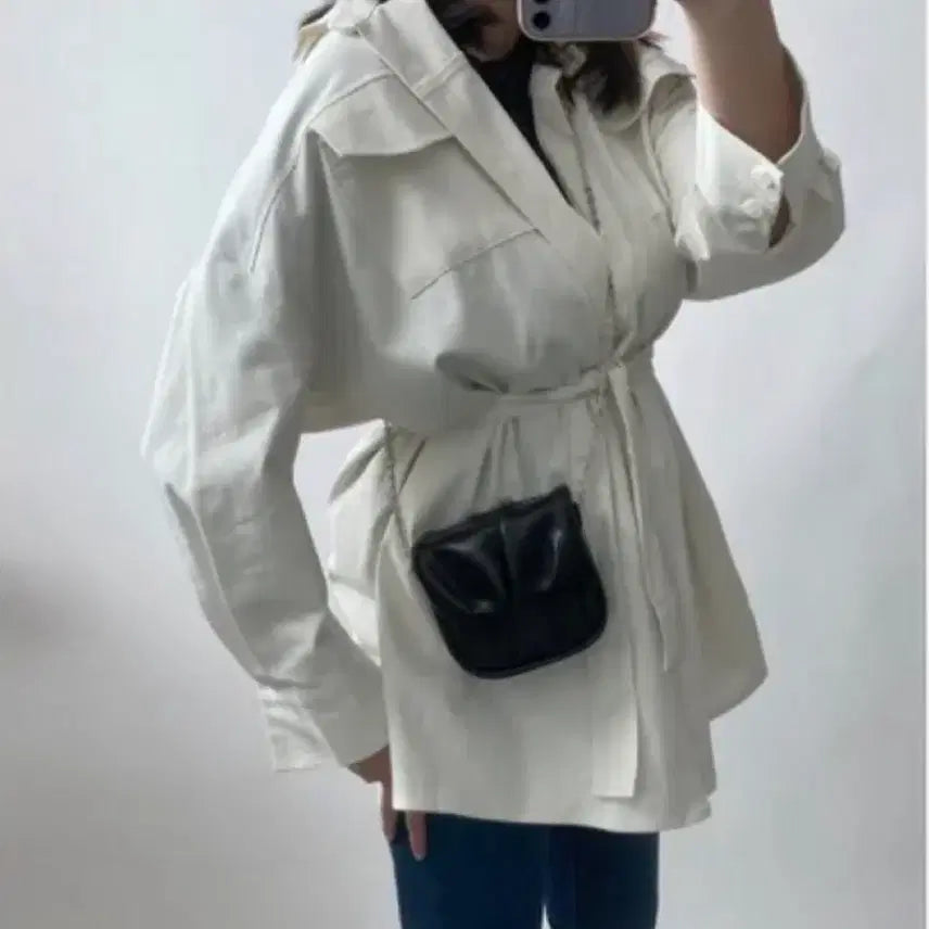 [BUNJANG] Mini Pleated Square Crossbody Bag (Black) / 미니 주름 셔링 플랩 스퀘어 체인 크로스백(블랙)