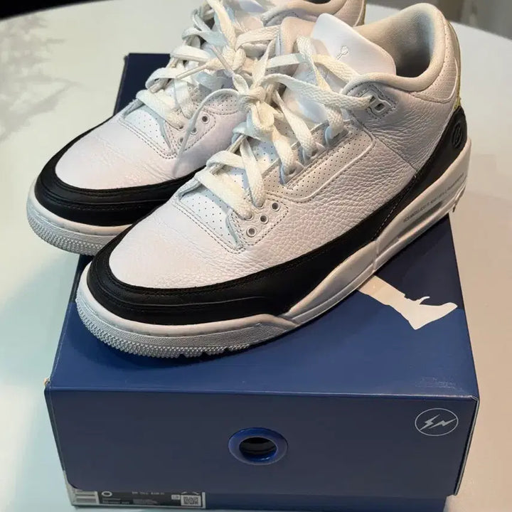 [BUNJANG] Jordan 3 x Fragment Retro SP White Black Sneakers / [260] 조던 3 x 프라그먼트 레트로 SP 화이트 블랙