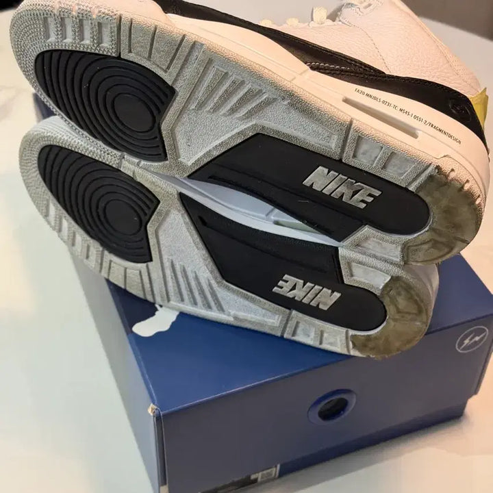 [BUNJANG] Jordan 3 x Fragment Retro SP White Black Sneakers / [260] 조던 3 x 프라그먼트 레트로 SP 화이트 블랙