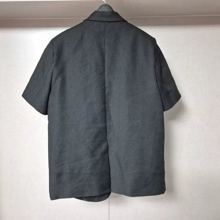 [BUNJANG] Moani Linen Two-Button Short Sleeve Jacket / 모아니 투버튼 린넨 반팔 자켓