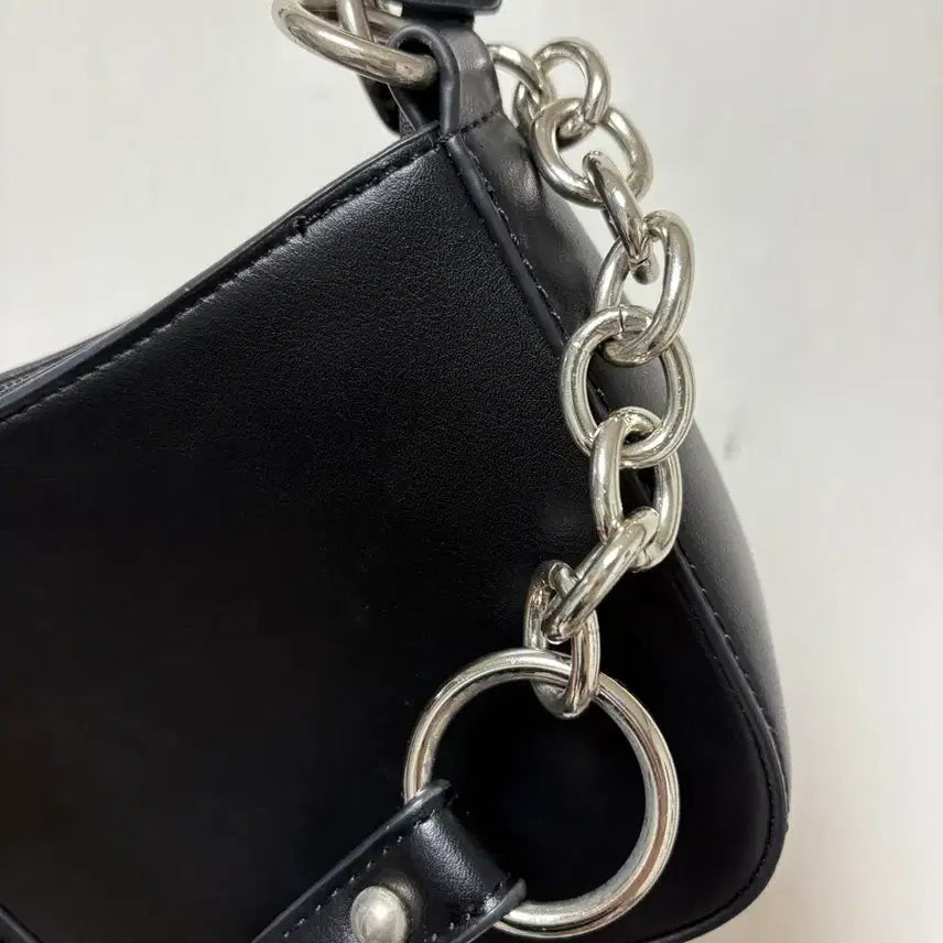 [BUNJANG] Leather Mini Shoulder Bag / 레더 미니 숄더백