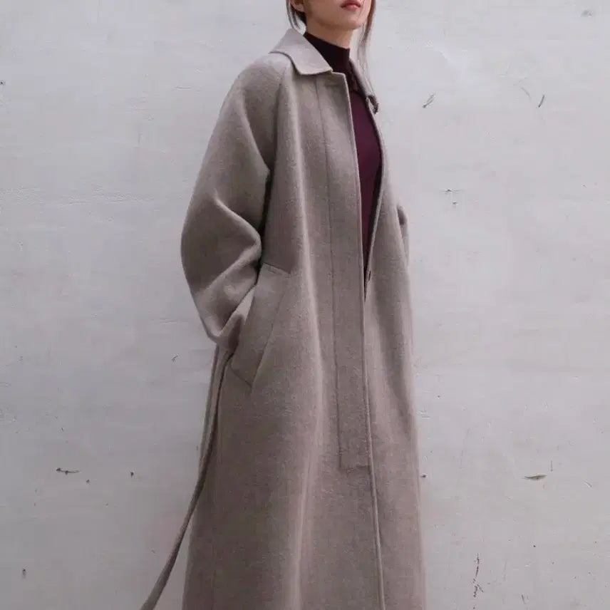 [BUNJANG] Line Edition Lee Sung-kyung Coat / 라인어디션 코트