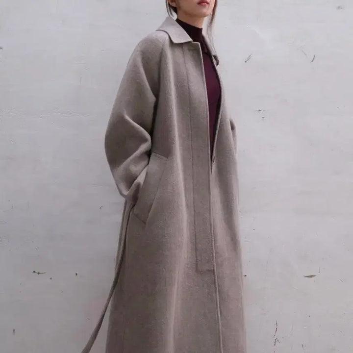 [BUNJANG] Line Edition Lee Sung-kyung Coat / 라인어디션 코트