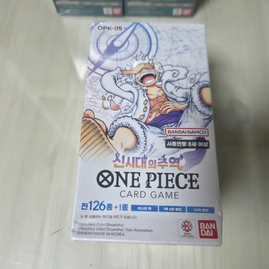 [BUNJANG] One Piece Card Game Booster Box Set / 원피스카드 5탄 1박스 + 8탄 4박스 (+일판 상디 sr)
