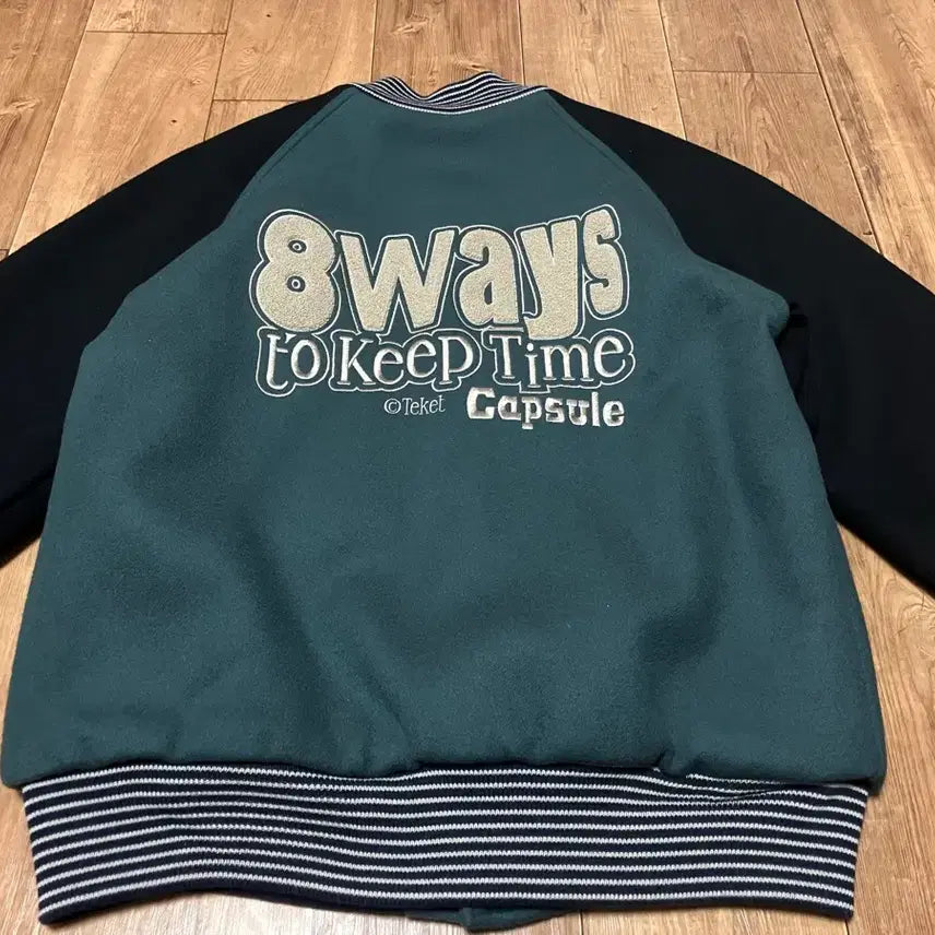 [BUNJANG] Teket Varsity Jacket M / 테켓 바시티 자켓 M