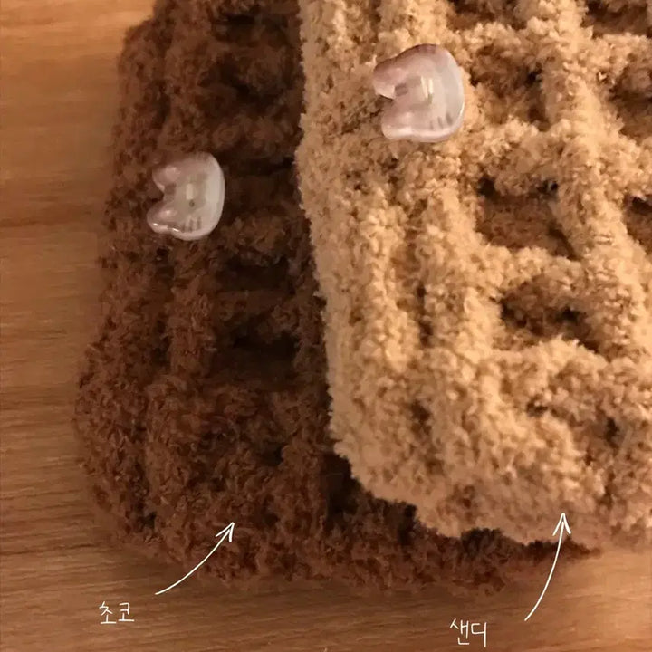 [BUNJANG] Handmade Cat Waffle Knit Wallet / [handmade] 폭닥 와플 뜨개지갑_cat