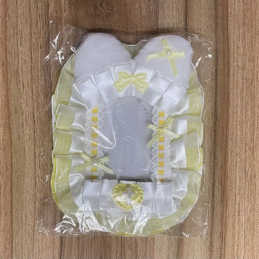 [BUNJANG] Handmade Cat Yellow Star Toploader Photocard Holder / 리본 레이스 탑꾸 포카홀더 탑로더 수제 고양이 노랑 별