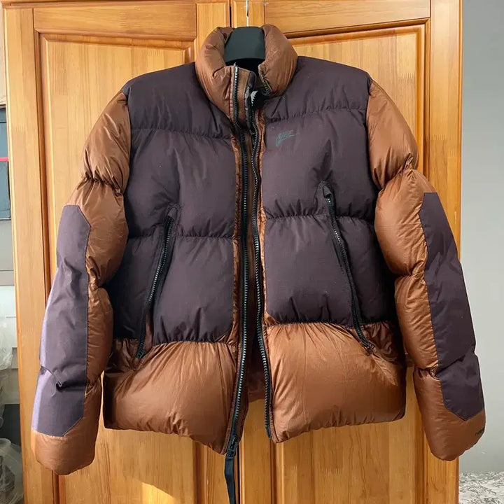[BUNJANG] Brown Down Padded Jacket / 나이키 브라운 다운 패딩