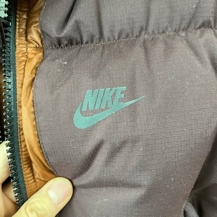 [BUNJANG] Brown Down Padded Jacket / 나이키 브라운 다운 패딩