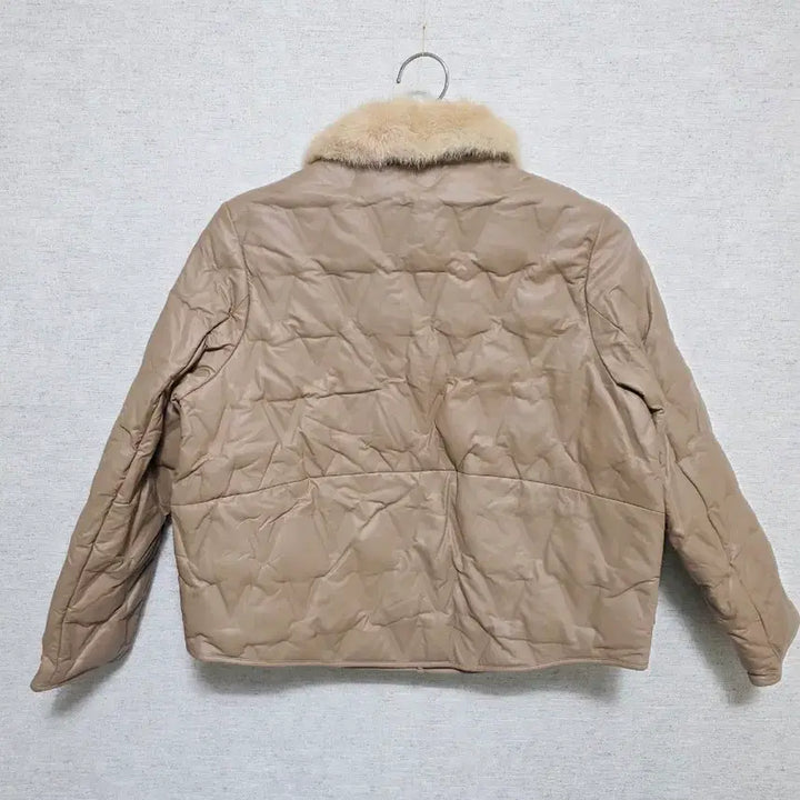 [BUNJANG] Mink Fur Collar Leather Jacket / 밍크퍼 칼라  레더 자켓