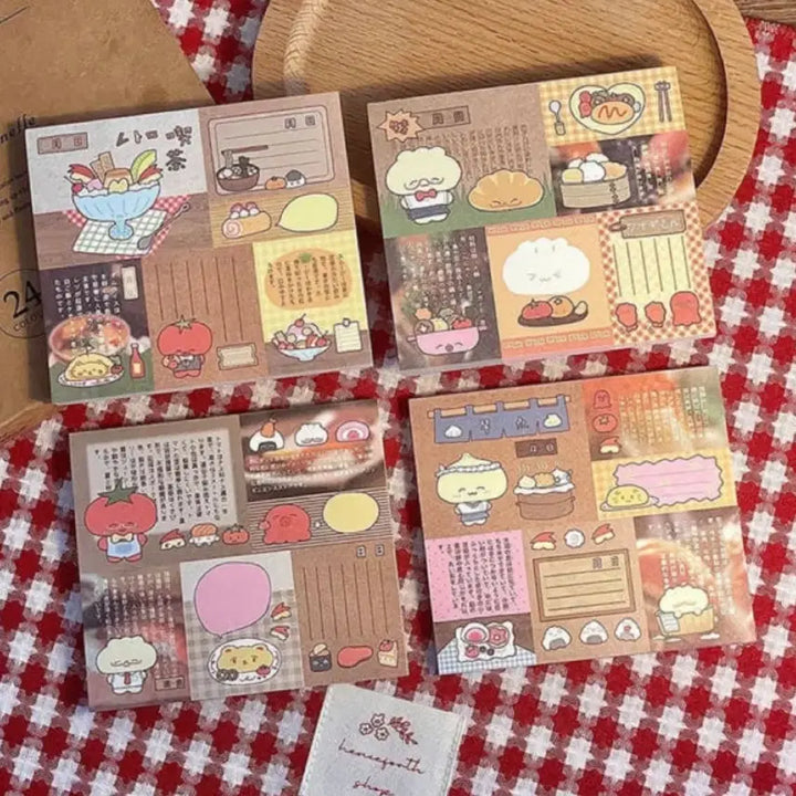 [BUNJANG] Memo Pad Set / [메모지세트]52장 샤오홍슈 고전 분할 일본감성