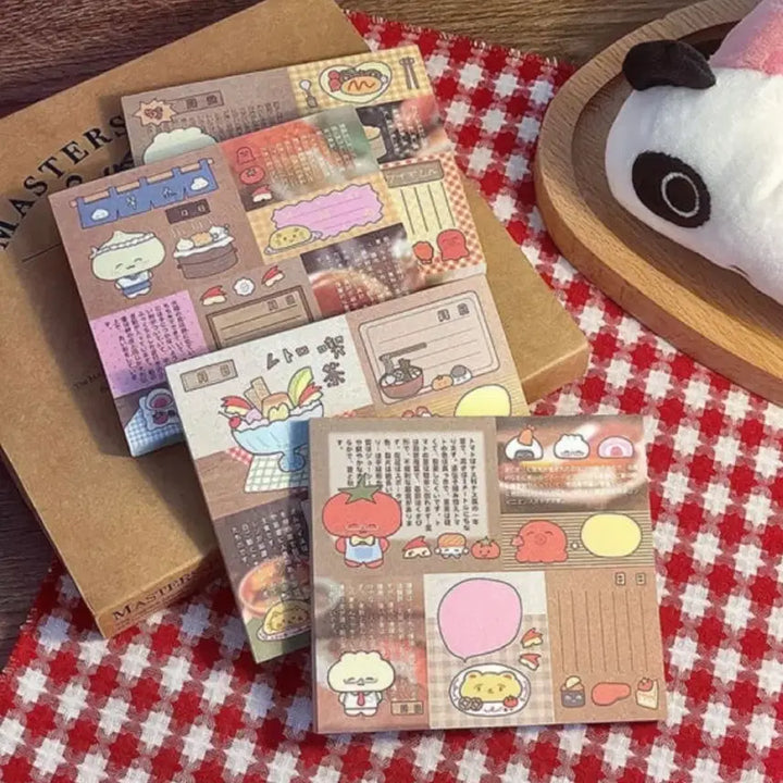 [BUNJANG] Memo Pad Set / [메모지세트]52장 샤오홍슈 고전 분할 일본감성