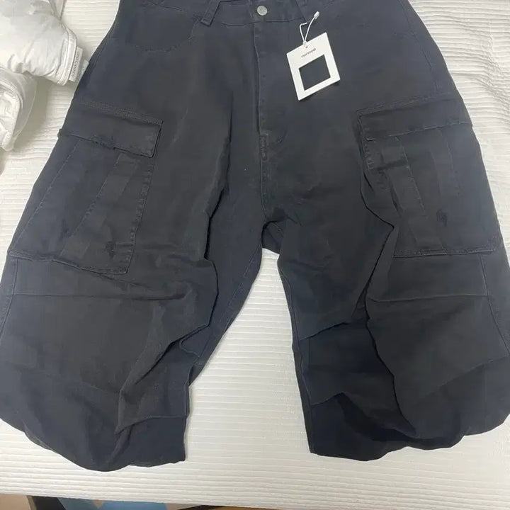 [SOLD OUT] 논노드 사이드 카고 쇼츠 빈티지 블랙 3Size