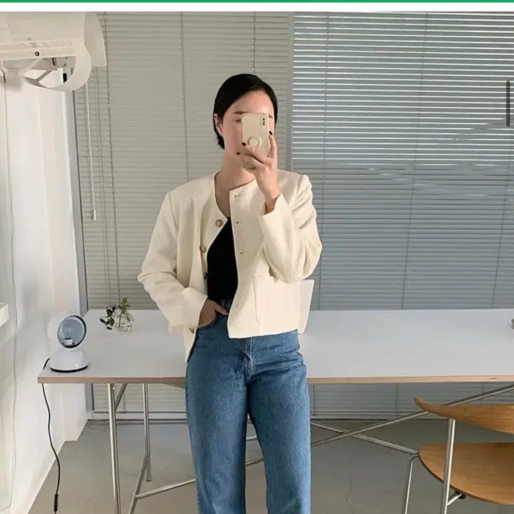 [BUNJANG] Noted Studio Black Square Knit Top / 노티드스튜디오 블랙스퀘어 니트 반팔