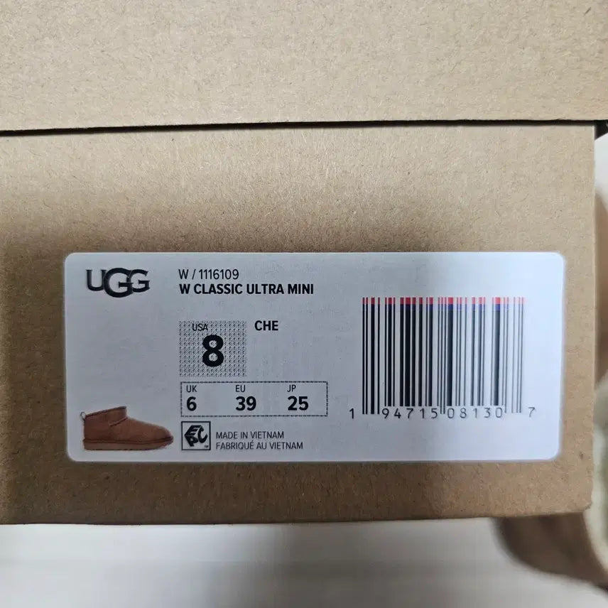[BUNJANG] UGG Classic Ultra Mini Boots / UGG 어그 클래식 울트라 미니 250mm