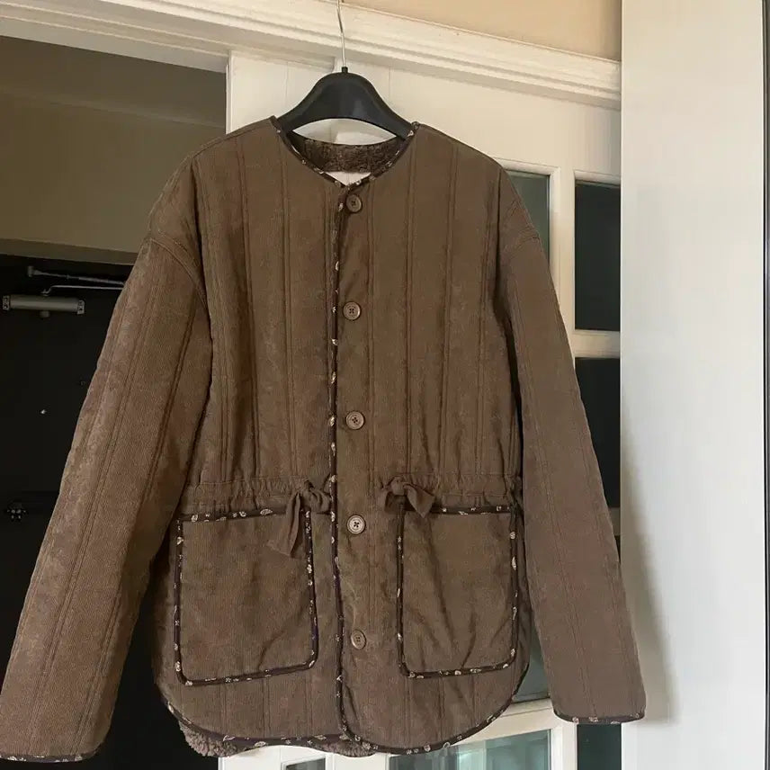 [BUNJANG] Thursday Island Reversible Fur Jacket (Brown, Size M) / Thursday Island (써스데이아일랜드)양면 퍼 자켓 M