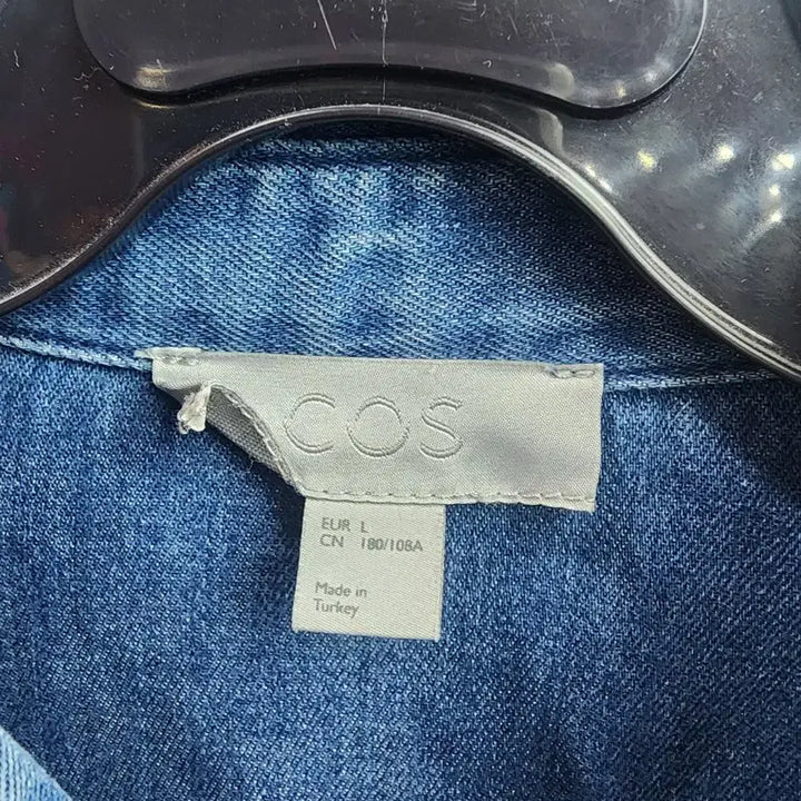 [BUNJANG] COS Classic Denim Button-Down Shirt / [L] 코스(COS) 클래식 데님 버튼다운 셔츠4.5