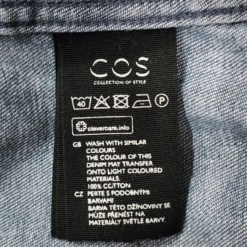 [BUNJANG] COS Classic Denim Button-Down Shirt / [L] 코스(COS) 클래식 데님 버튼다운 셔츠4.5