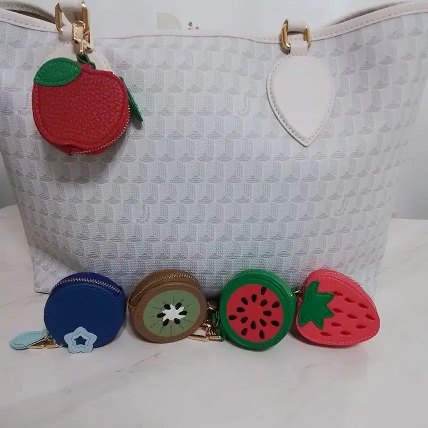 [BUNJANG] Fruit Shaped Coin Purse Keychain / 과일 모양 동전 지갑 키링