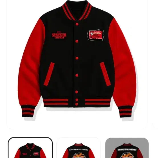 [BUNJANG] XXL KFC Hawkins School Jacket / [XXL] KFC 기묘한이야기 호킨스 스쿨 자켓