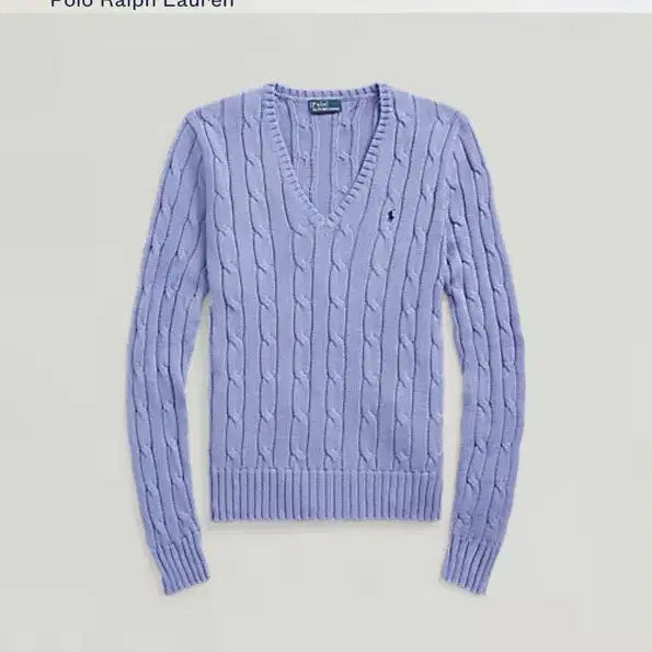 [BUNJANG] Polo Ralph Lauren V-Neck Knit Sweater / 폴로 랄프 로렌 브이넥 니트