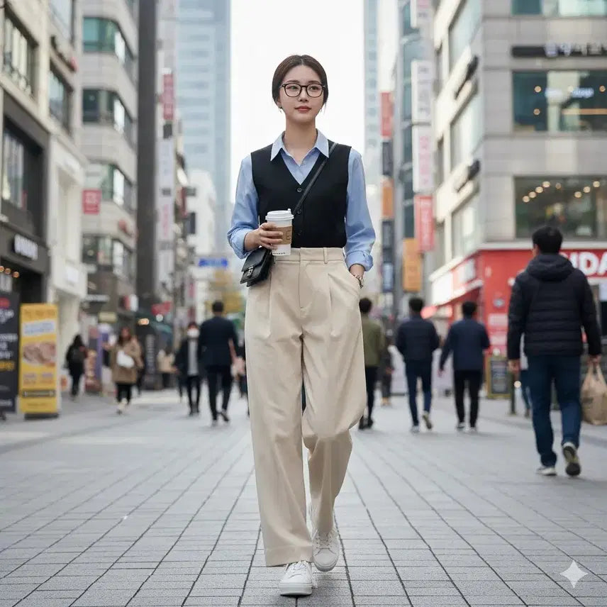 [BUNJANG] And Other Stories Ivory Pleated Wide Pants (EUR 34) / 앤아더 스토리즈 아이보리 핀턱 와이드 팬츠(EUR34)