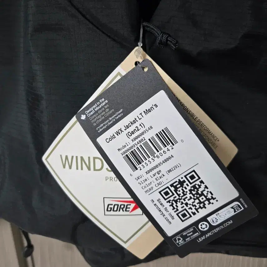 [BUNJANG] Arc'teryx LEAF Cold WX Hoody LT Gen2.1 Jacket / [새제품]아크테릭스 리프 콜드 후디/자켓 LT Gen2.1