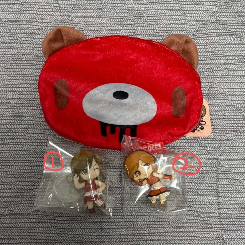 [BUNJANG] Vocaloid Meiko Gloomy Bear Pouch &amp; Puchi Nendoroid Figure / 보컬로이드 메이코 글루미베어 파우치 푸치넨도 고전 피규어