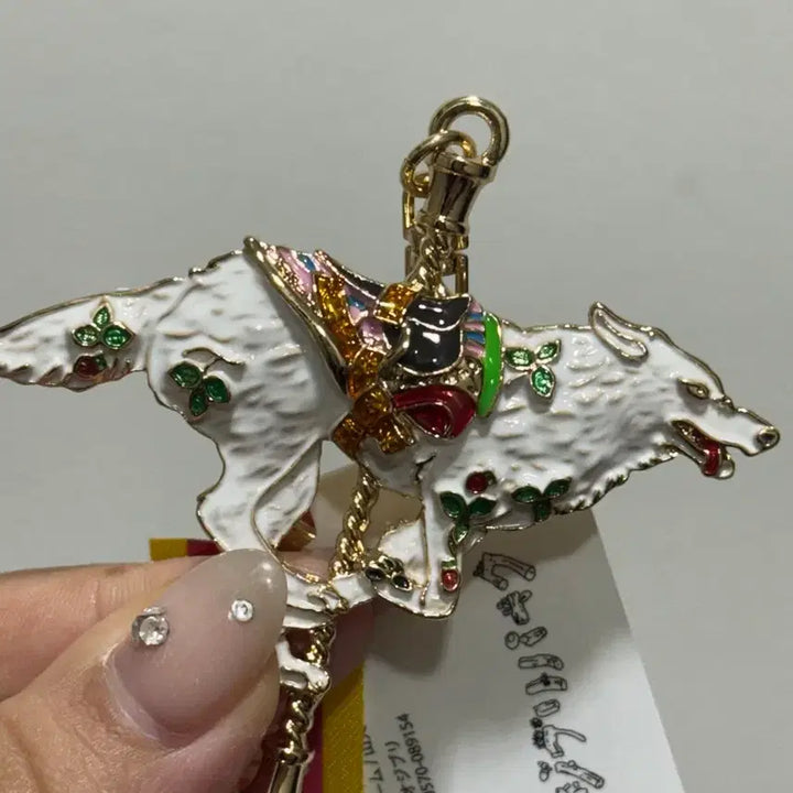 [BUNJANG] Ghibli Park Moro & Jiji Metal Keyring / 지브리 파크 마녀의 계곡 / 모로, 지지 메탈 키링