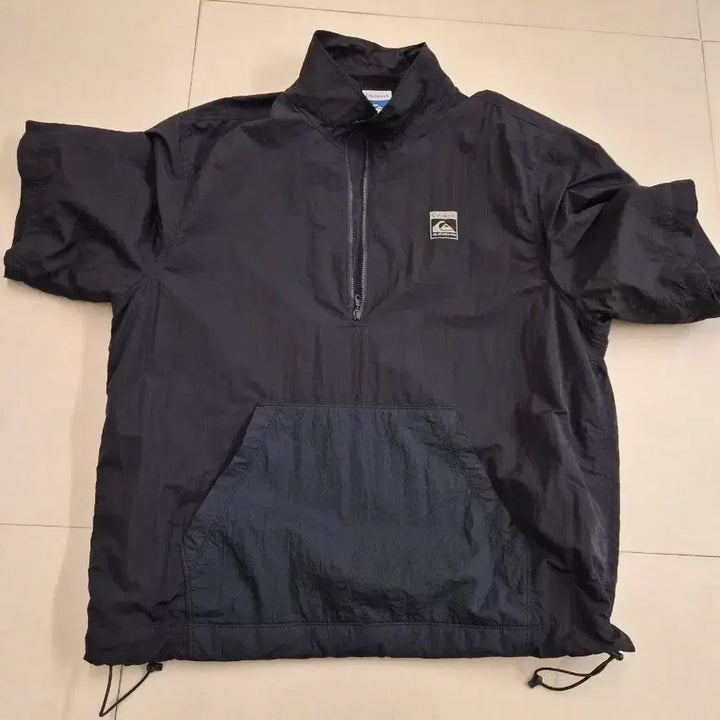 [BUNJANG] Covernat x Quiksilver Collaboration Windbreaker T-shirt / 커버낫 퀵실버 반팔 바람막이
