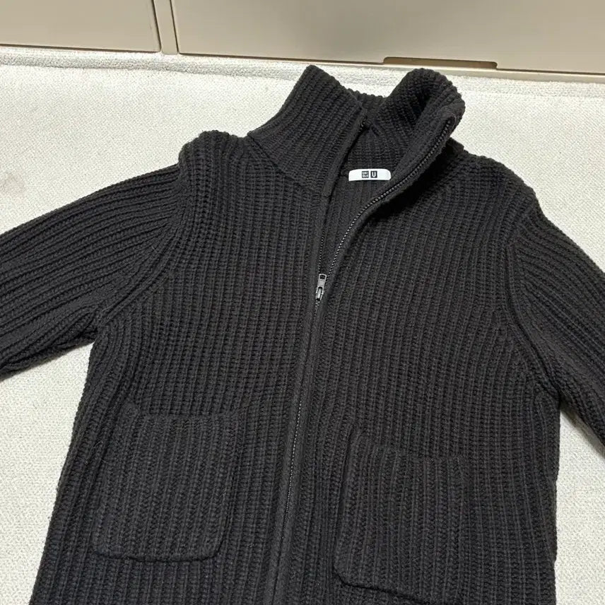 [BUNJANG] Uniqlo U Lambswool Blend Zip-Up Jacket / 유니클로U 램스울 블렌드 집업 자켓