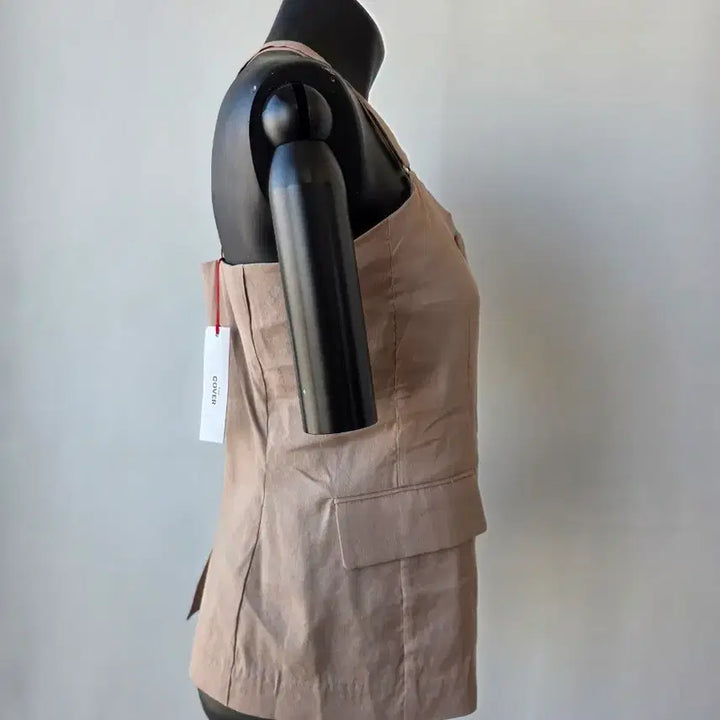 [BUNJANG] V-neck Vest Jacket / 55-66)뷔스띠에 조끼자켓 /새제품