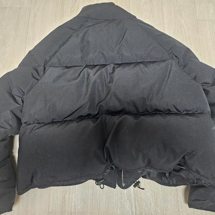 [BUNJANG] Nothing Written Black Crop Padded Jacket / 낫띵리튼 크롭 블랙 패딩 택포