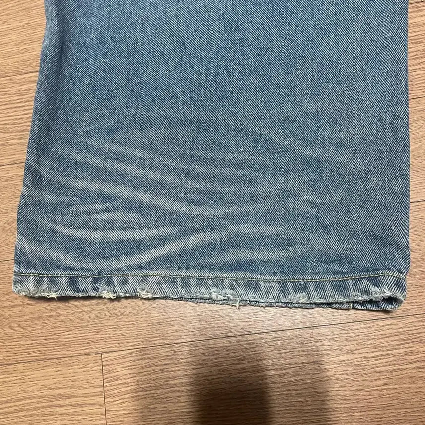 [BUNJANG] W Workshop Cat Washing Denim Size 1 / 더블유워크샵 캣워싱 데님 1사이즈