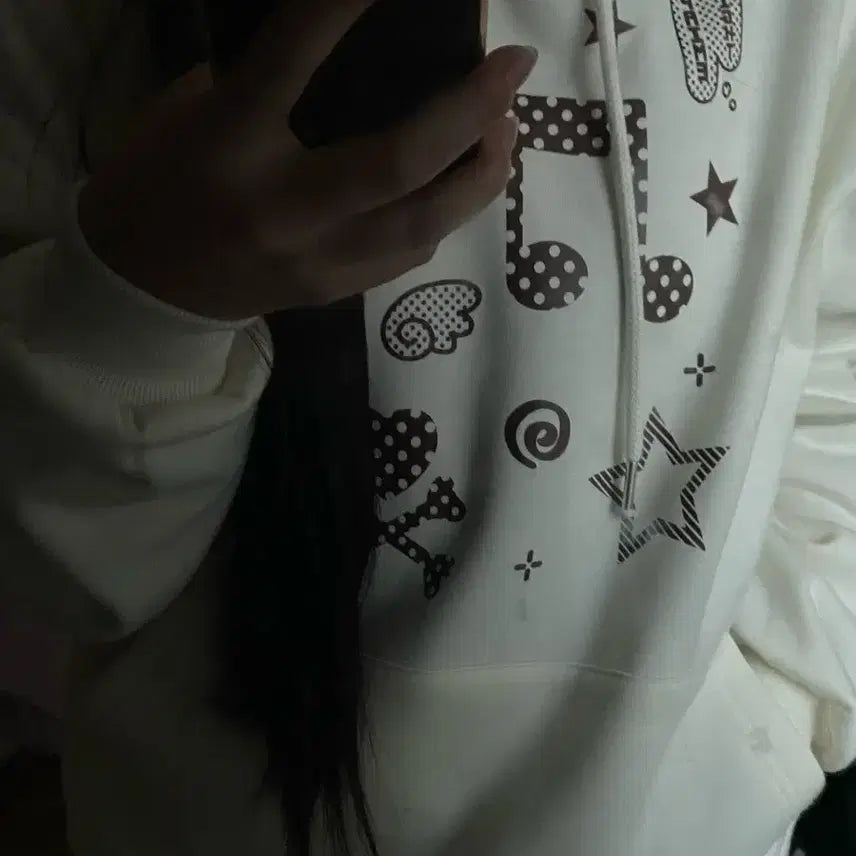 [BUNJANG] Prime8 Ivory Hoodie / 프라임에이트 후드티 아이보리