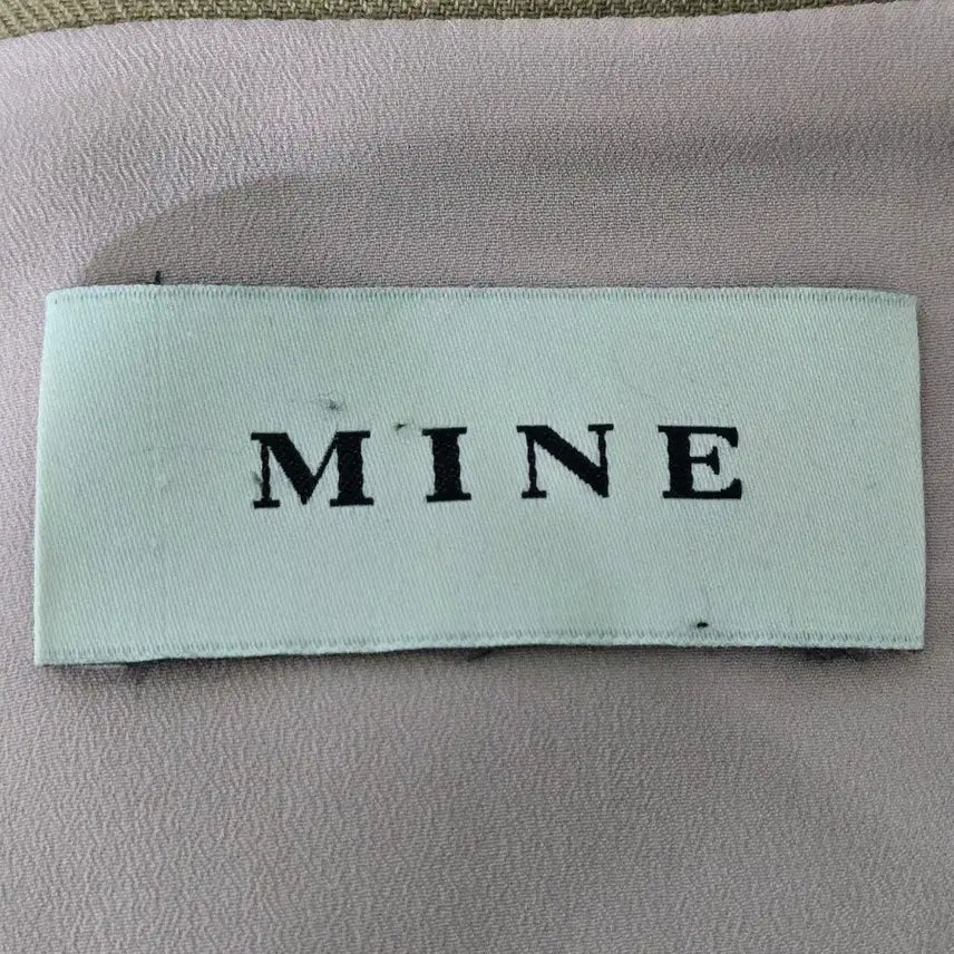 [BUNJANG] MINE Brown Long Coat / MINE 마인 브라운 롱 코트 하객룩 출근룩 입학식