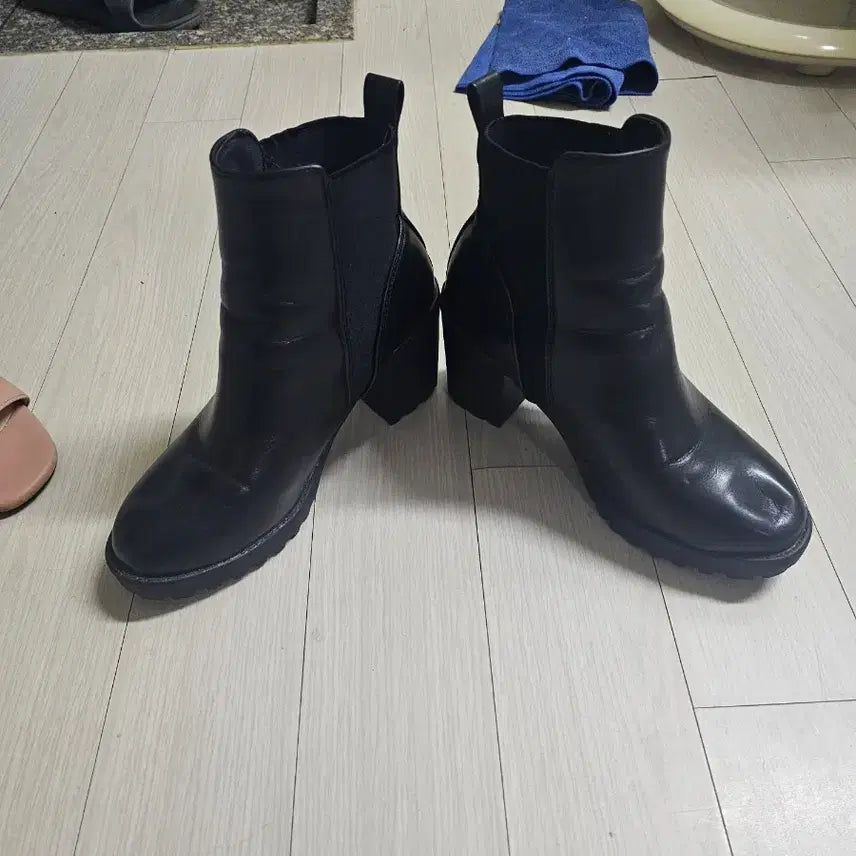 [BUNJANG] Women's Ankle Boots / 블랙 앵클 부츠 여성용