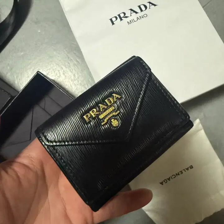[BUNJANG] Prada Vitello Move Tri-fold Wallet / 프라다 비텔로 무브 3단 지갑