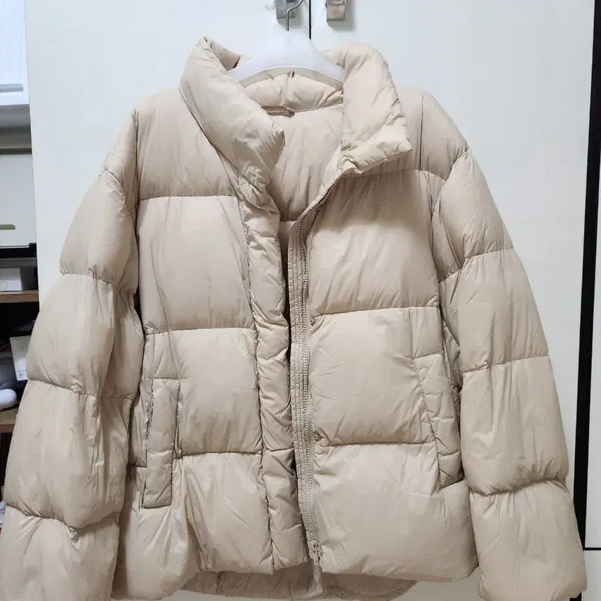 [BUNJANG] SPAO Beige Padded Jacket / 스파오 베이지 L사이즈 패딩